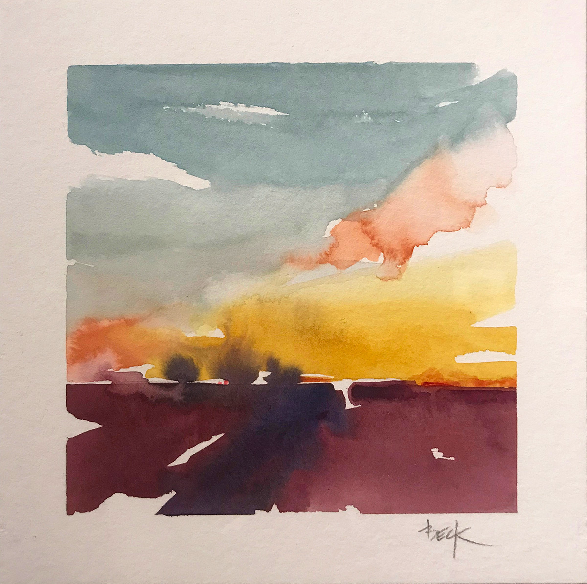 40 Days - Watercolor